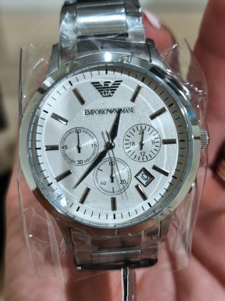 Reloj Emporio Armani Cronógrafo Plata