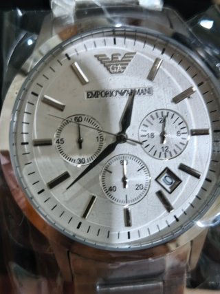 Reloj Emporio Armani Cronógrafo Plata