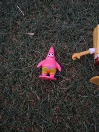 Muñecos Bob Esponja y Patricio