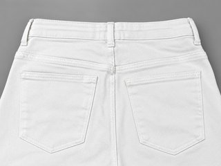 Jeans da donna Zara bianco denim EU 34 Vintage Y2K