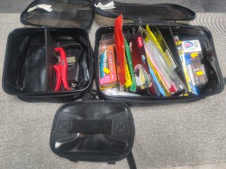 Pack completo para pesca spinning. PRECIO ALGO NEG