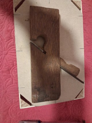 Cepillo carpintero antiguo madera