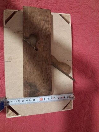Cepillo carpintero antiguo madera