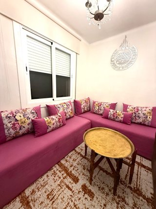 Sofas estilo árabe + afombra + mesa + espejo