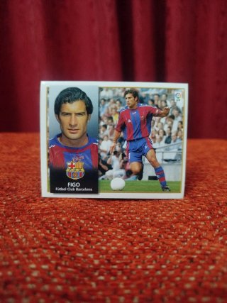 Cromo Fútbol Figo FC Barcelona