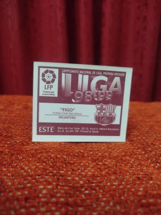 Cromo Fútbol Figo FC Barcelona