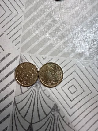 2 Monedas 5 Pesetas España 1997