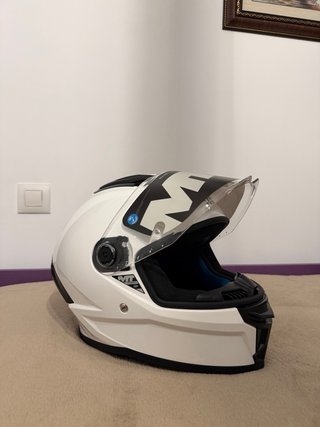 Casco Moto MT Helmets Stringer 2 Blanco Talla M