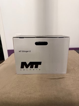 Casco Moto MT Helmets Stringer 2 Blanco Talla M