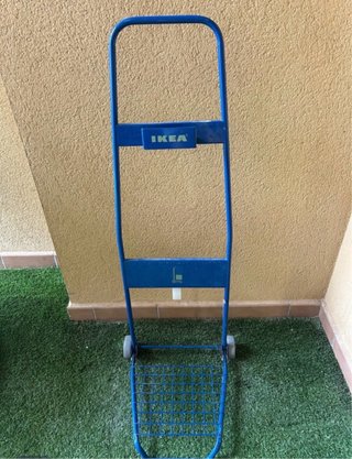 Carrito de compras IKEA azul