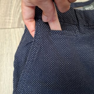 Bermudas Chino Denim Co. Azul Talla W30
