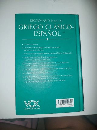 Diccionario manual griego clásico-español