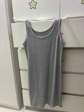 Vestido verde oliva con cremallera