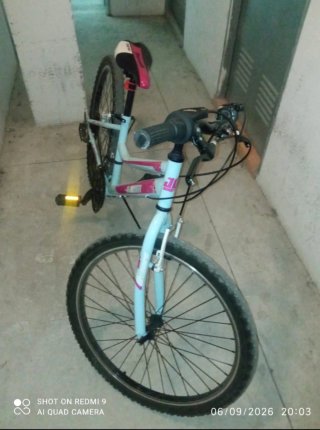 Bicicleta 26 Azul y Rosa