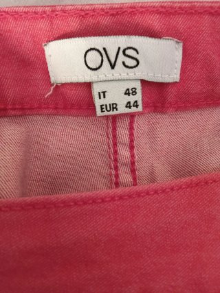 Pantaloni donna color salmone