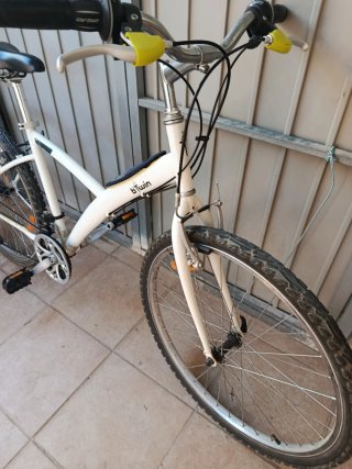 Bicicleta Btwin Unisex Blanca