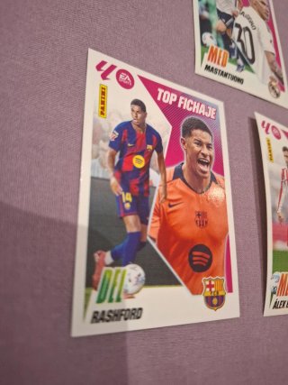 Cromos Top Fichajes liga panini 25-26