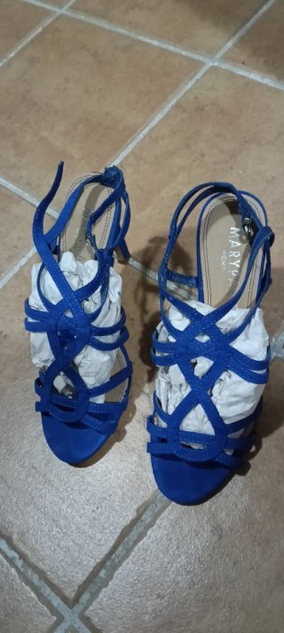 Zapatos de tacón Marypaz azules