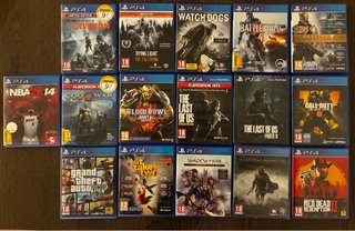 PACCHETTO LOTTO Giochi PS4 PlayStation