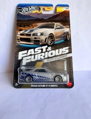 HotWheels Nissan Skyline GT-R BNR34 Fast & Furious