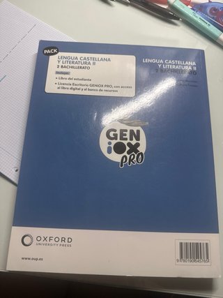 Lengua castellana y literatura II. Libro del es...