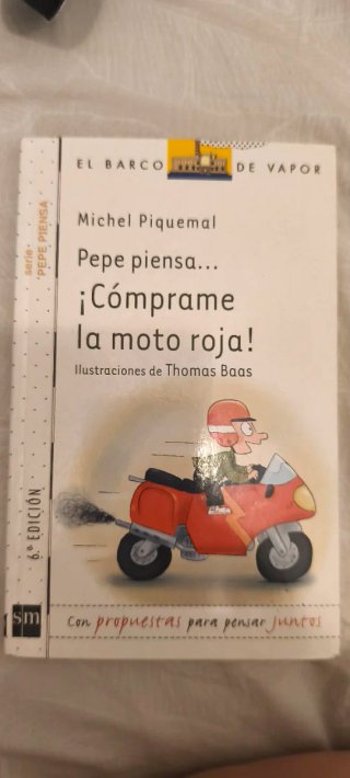 Pepe piensa... ¡Cómprame la moto roja!