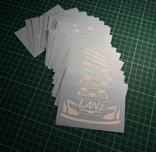 PACK 25 Pegatinas vinilo PERSONALIZADAS