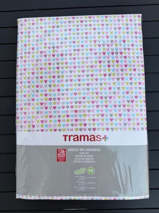 Juego de Sábanas Tramas+ Corazones