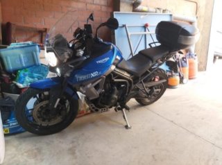 Triumph Tiger 800 XRX Low 2015 Azul