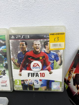 Consola PS3 Negra + 6 Juegos + 3 Mandos