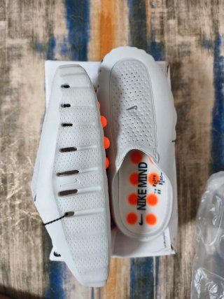 Nike ReactX Rejuven8 Mules Blancas Naranja