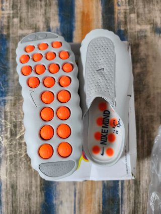 Nike ReactX Rejuven8 Mules Blancas Naranja