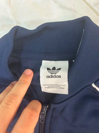 Felpa Adidas Blu Donna