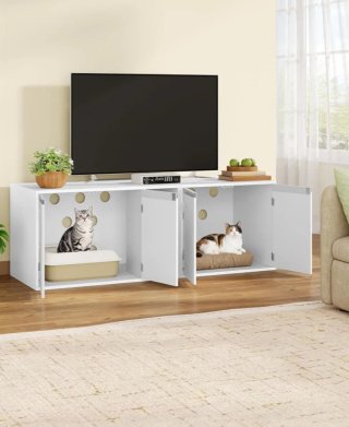 Mueble Gato Arenero y Casa 2 Pisos
