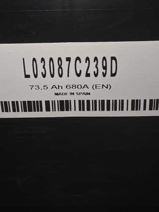 Batería 73ah 680A