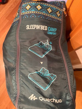 Colchoneta camping Quechua 140cm usada 2 veces