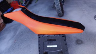 Asiento Rally KTM 890/790 Naranja/Negro