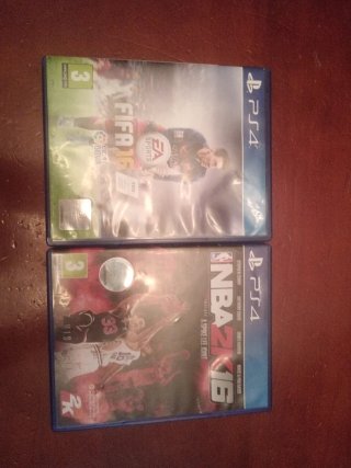 Juegos PS4: FIFA 16 y NBA 2K16