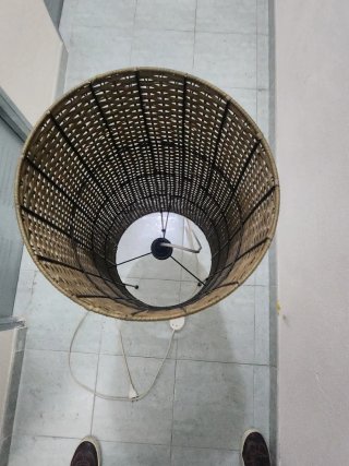 Lámpara Zara Home Mimbre Metal