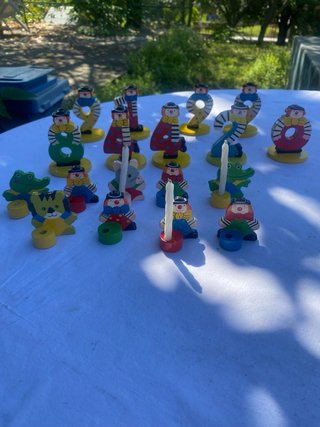 Lotto Portacandele Compleanno Sevi Legno Numeri