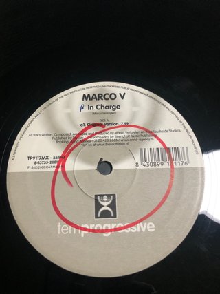 Vinilo Marco V. In Charge
