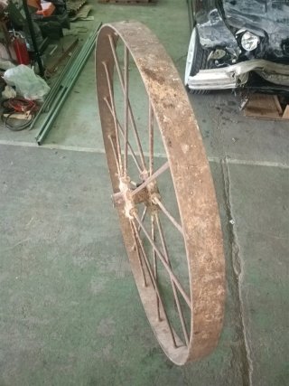 Rueda de Carro Antigua