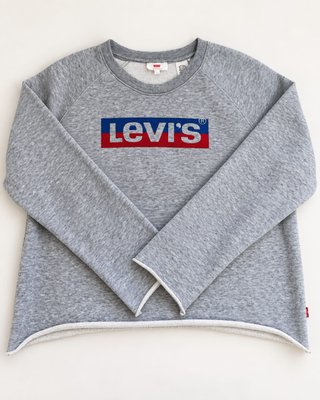 Sudadera Levi's Gris Logo Box Logo Talla L