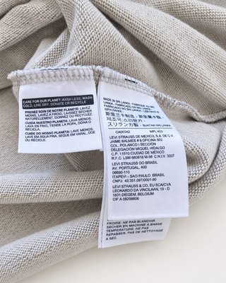 Sudadera Levi's Gris Logo Box Logo Talla L