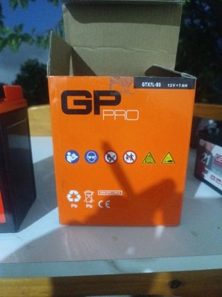 Batería Gel GP-PRO GTX7L-BS 12V 7Ah Moto