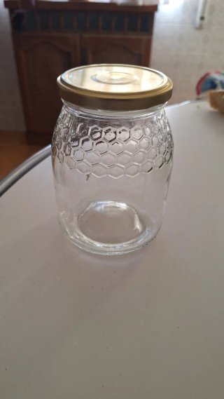 Barattoli di miele da 1 kg con coperchio decorato