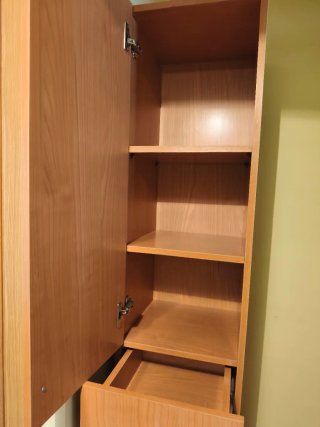 Conjunto mueble de baño con espejo y aplique luz
