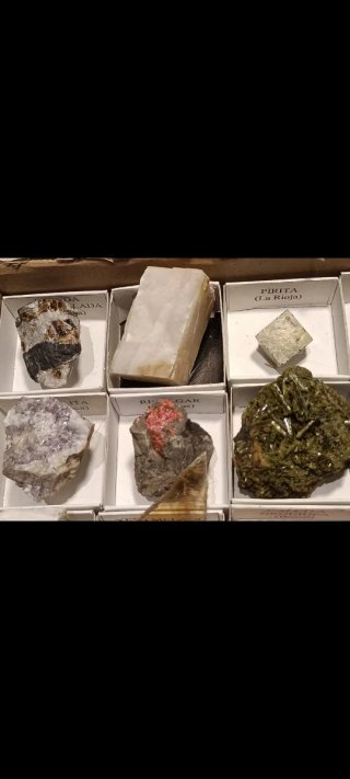 Collezione di 30 minerali