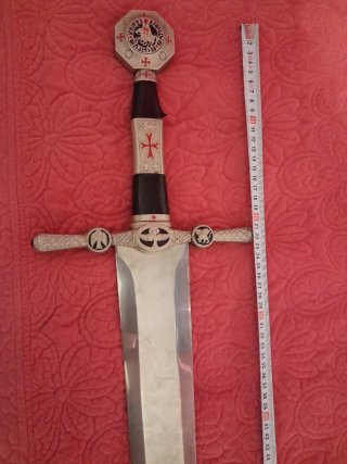 Espada decorativa Templarios