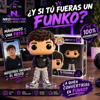 Figura Funko Pop Personalizada Neoprint3D